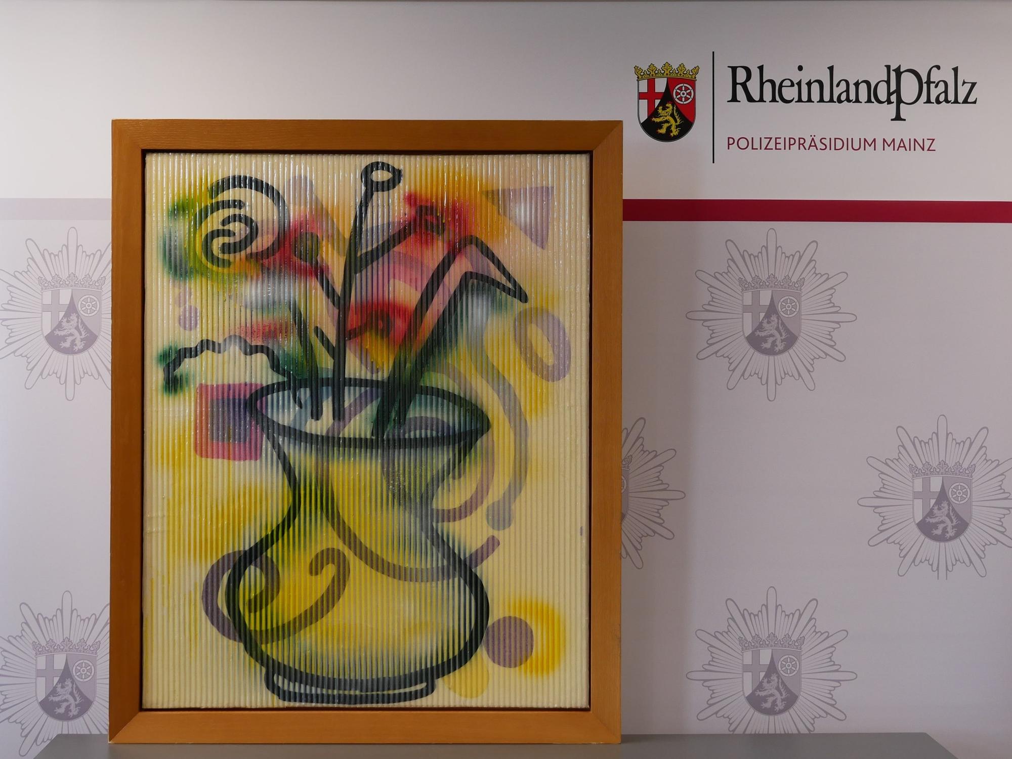 Das Vasen Linsenbild von Sigmar Polke.