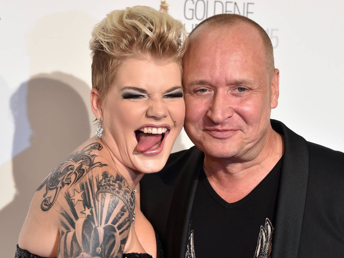 Melanie Müller und ihr Mann Mike Blümel bei der Verleihung der Goldenen Henne im September 2015.