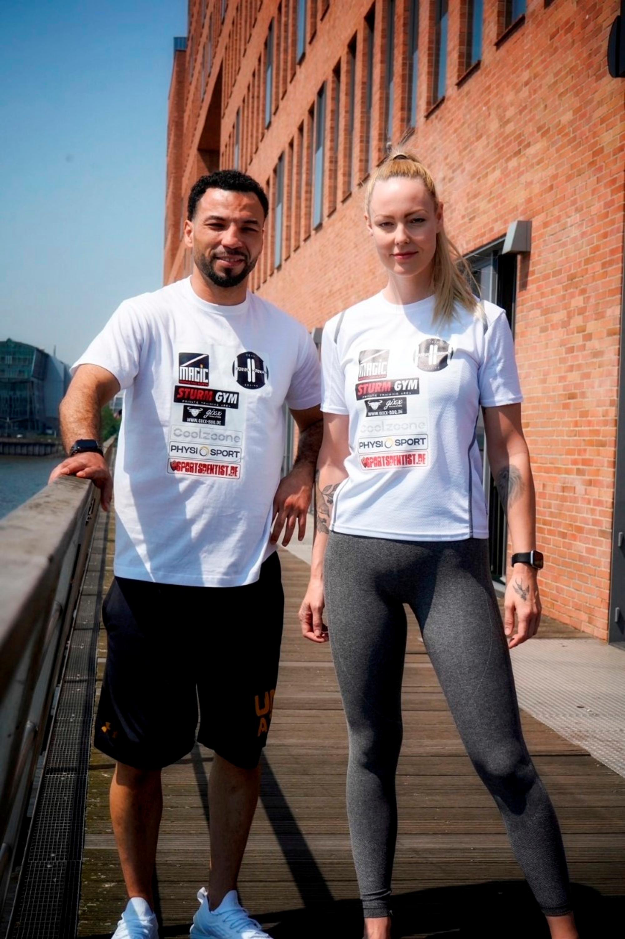 Hanna Hansen mit Trainer Maurice Weber