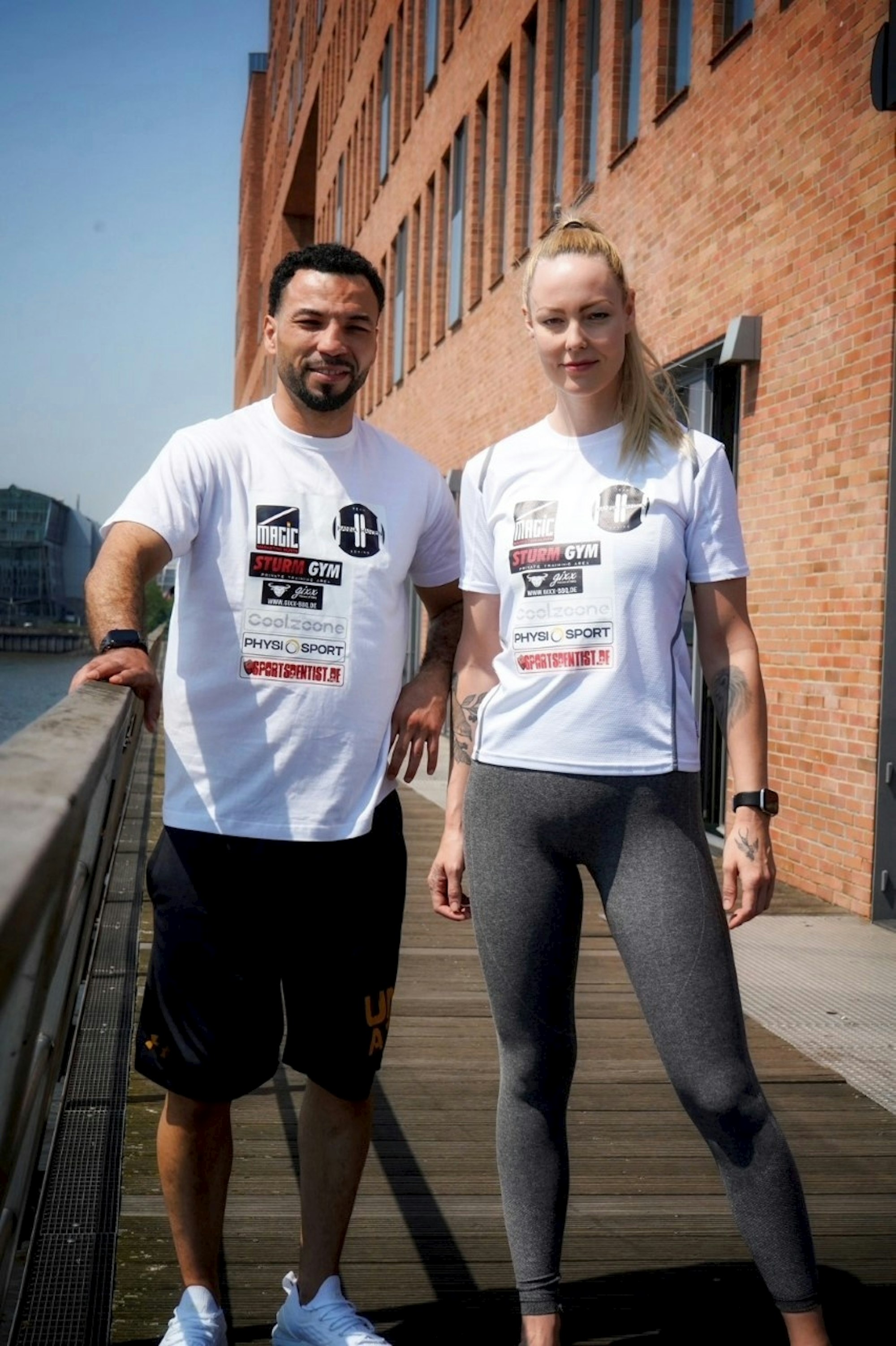 Hanna Hansen mit Trainer Maurice Weber