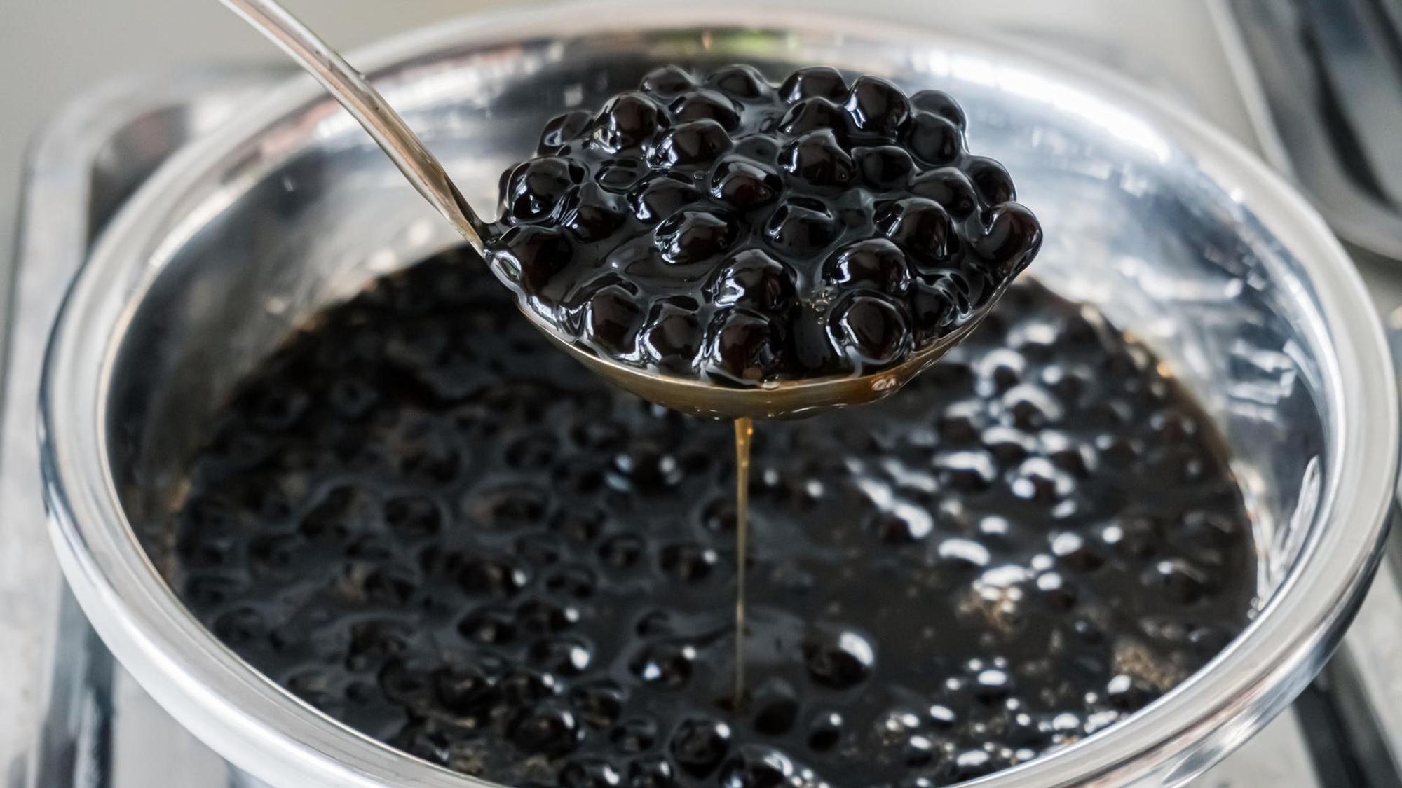 Tapiokaperlen sind ein wichtiger Bestandteil von Bubble Tea.