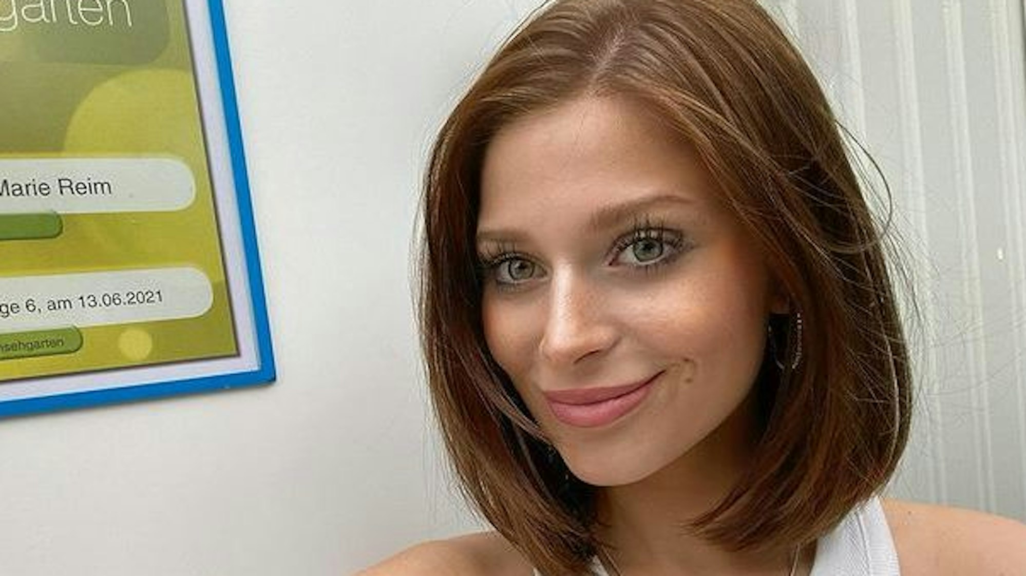 Schlagersängerin Marie Reim postete dieses Foto vor ihrem Auftritt beim ZDF Fernsehgarten am 13. Juni 2021 auf Instagram