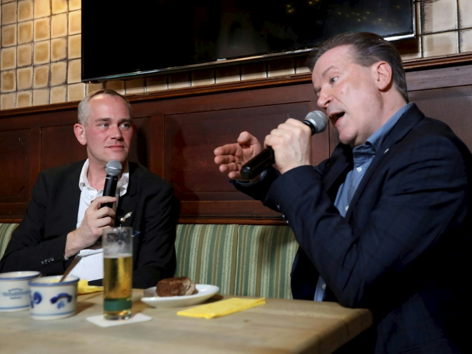 Christoph Kuckelkorn beim Kölntalk Loss mer schwade am 8.Juli 2021