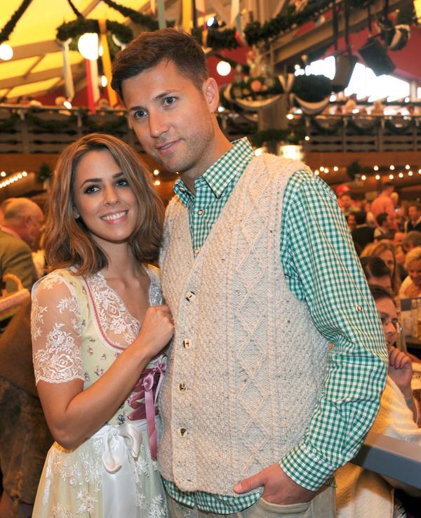 Vanessa Mai und ihr Mann Andreas Ferber 2016 beim Münchner Oktoberfest