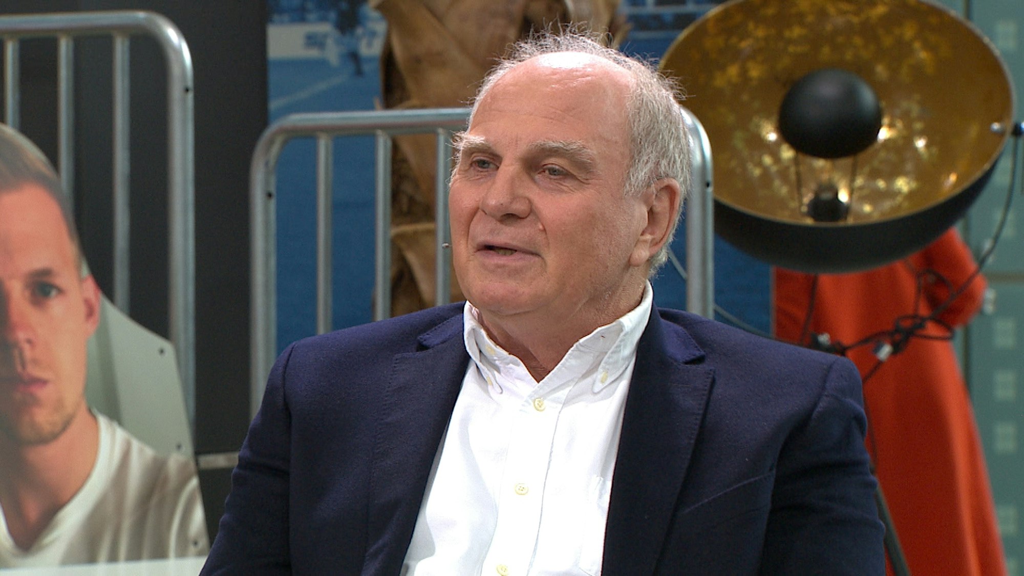 Uli Hoeneß als Talkgast beim Doppelpass auf Sport1.