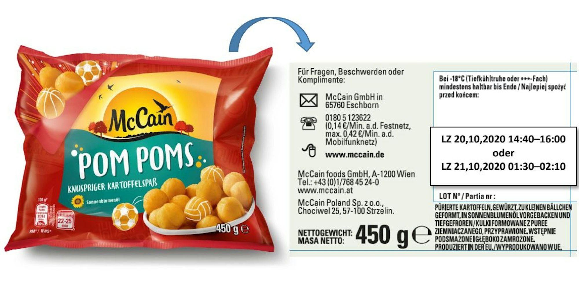 „Pom Poms“ werden von McCain zurückgerufen.