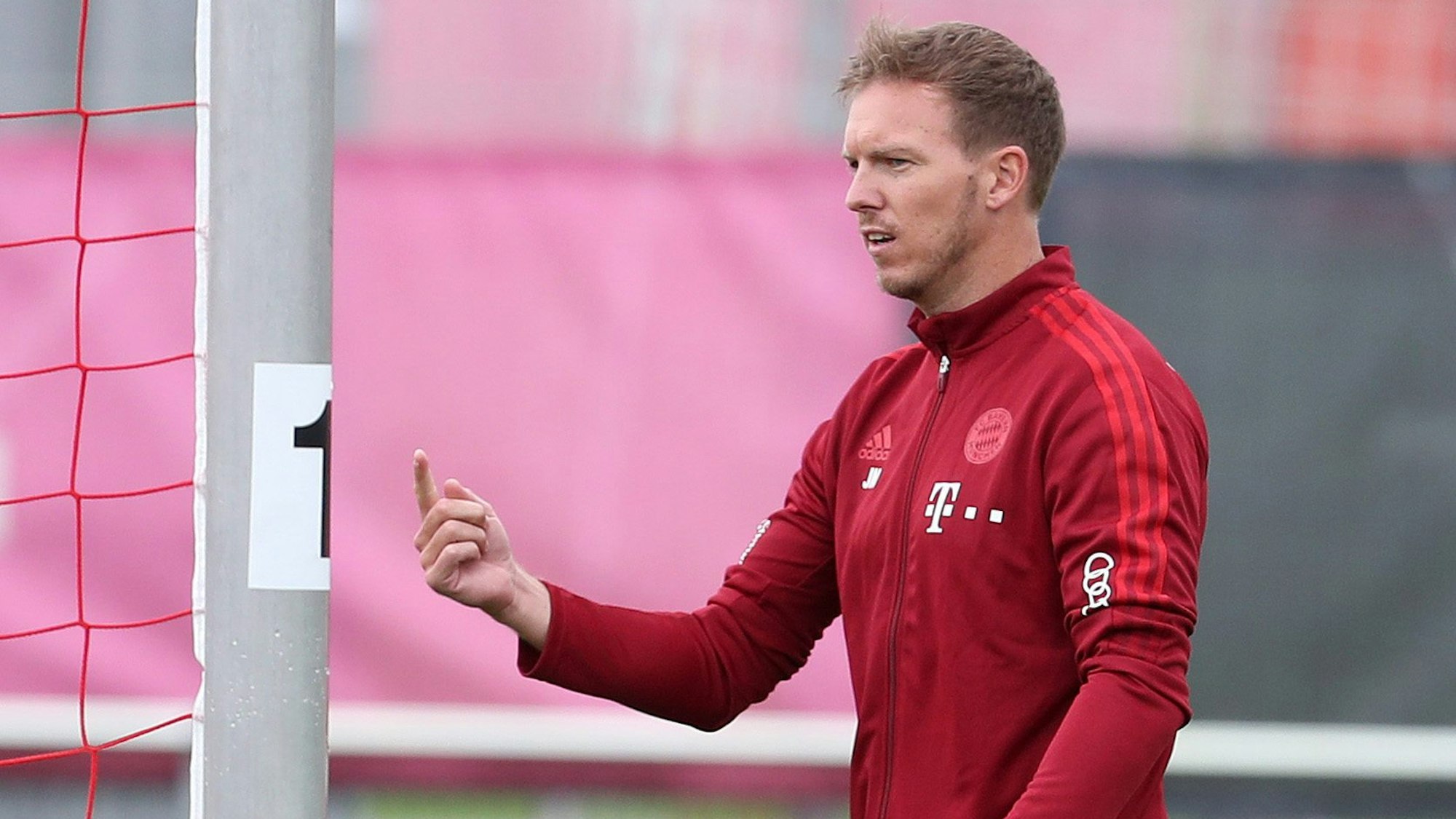 Julian Nagelsmann am 7. Juli in seiner ersten Trainingseinheit beim FC Bayern.