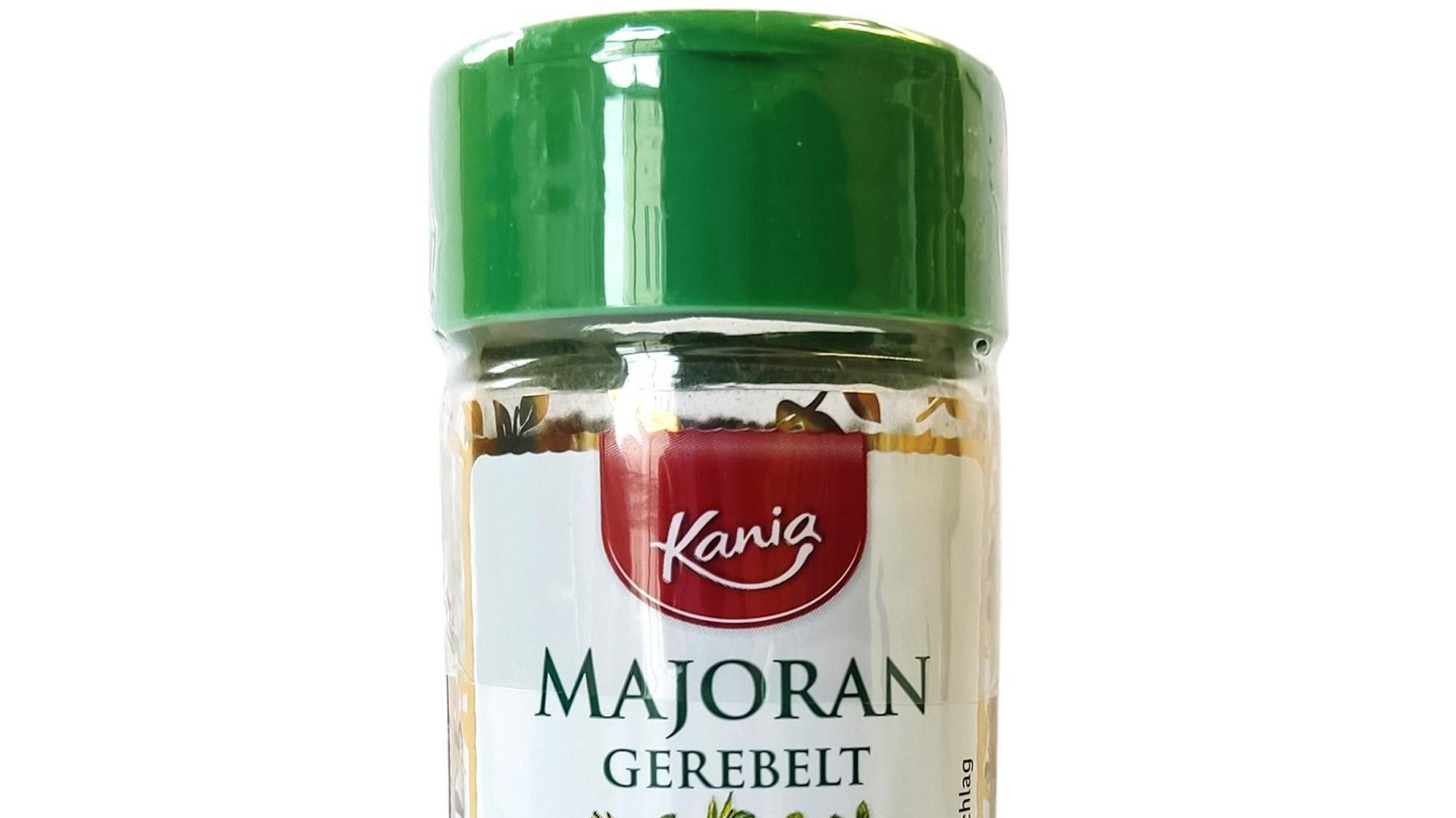 Gerebelter Majoran der Lidl-Marke „Kania” wird vom Hersteller zurückgerufen.
