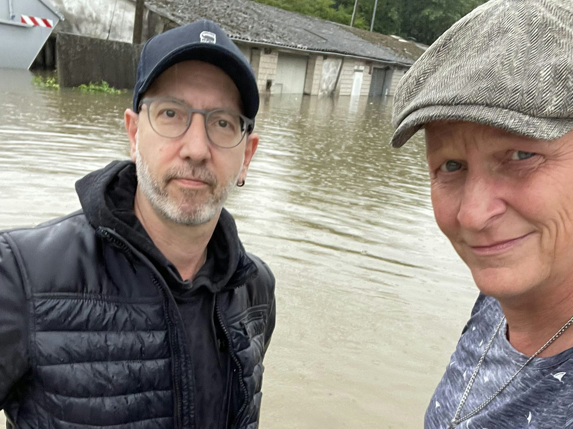 Schlagzeuger Stephan Loschelders und Keyboarder Jochen Damm von den Klüngelköpp.