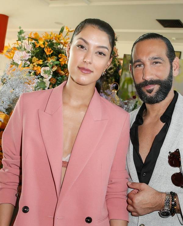 Rebecca Mir und ihr Mann Massimo Sinató (40) bei einer Veranstaltung von Schmuck-Designer Thomas Sabo (nicht auf dem Foto)