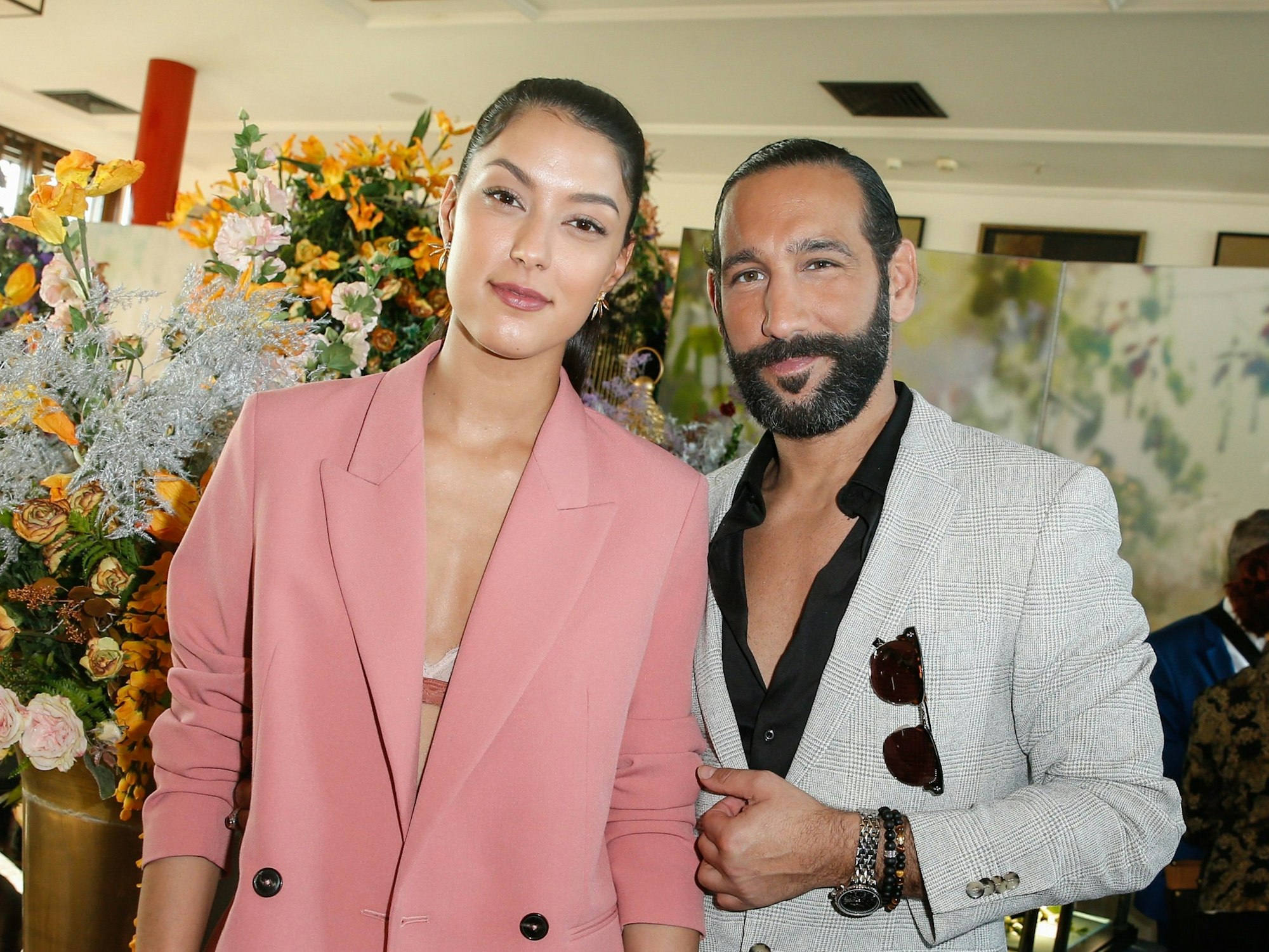 Rebecca Mir und ihr Mann Massimo Sinato kommen zum Thomas Sabo Press Cocktail im China Club.