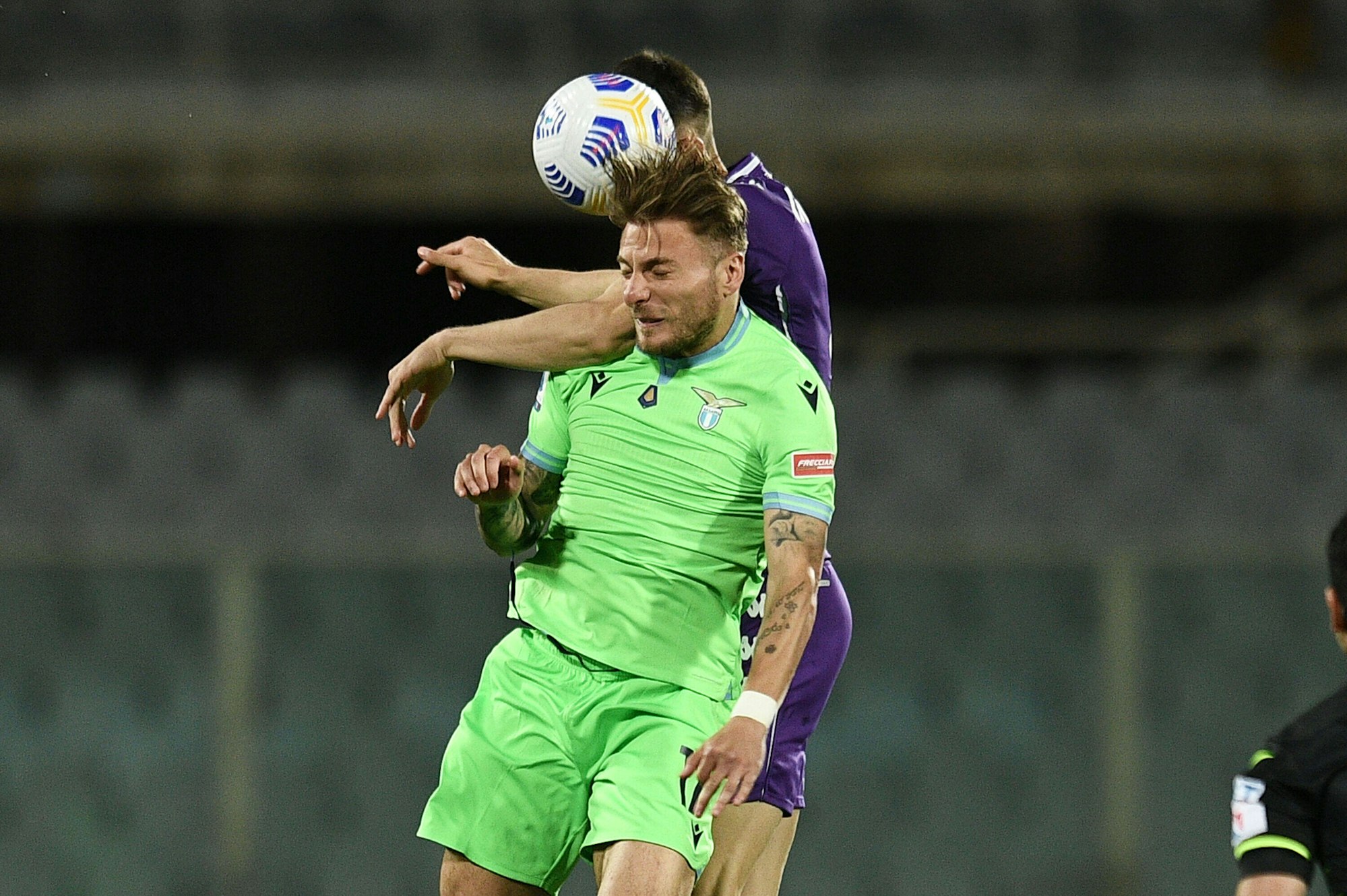 Ciro Immobile im Kopfballduell