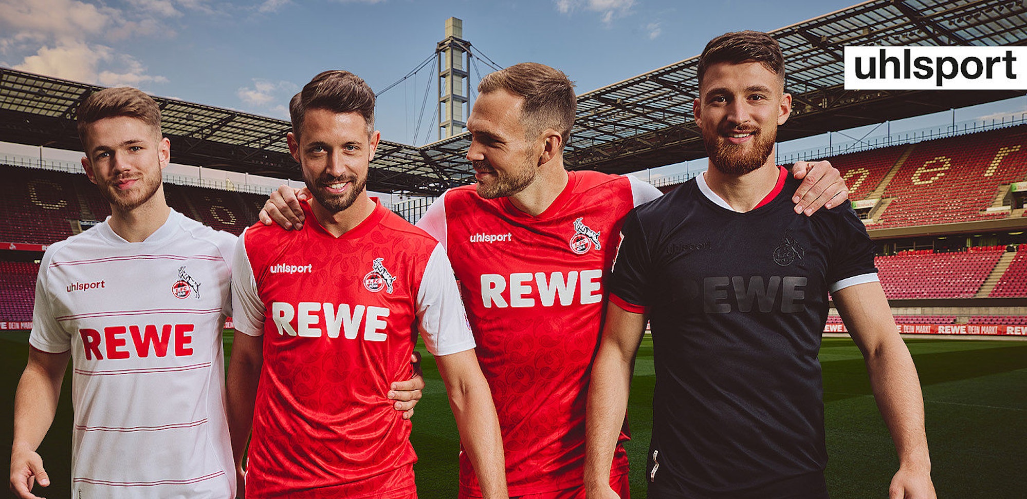 Der 1. FC Köln zeigt seine neuen Trikots.