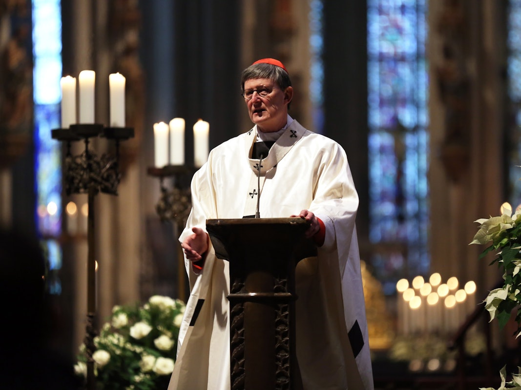 Kardinal Woelki während einer Messe im Kölner Dom.