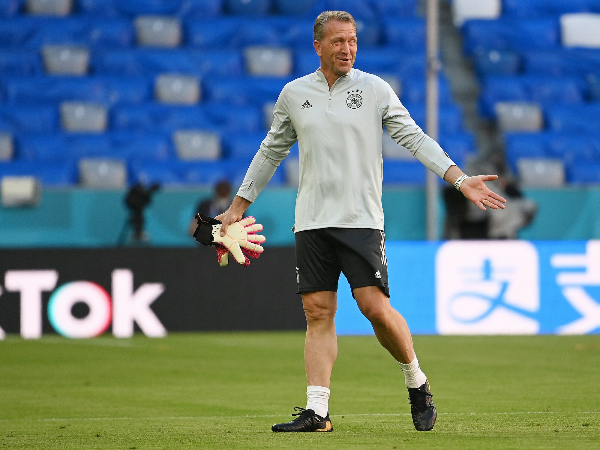 Andi Köpke als Torwarttrainer des DFB im Juni 2021
