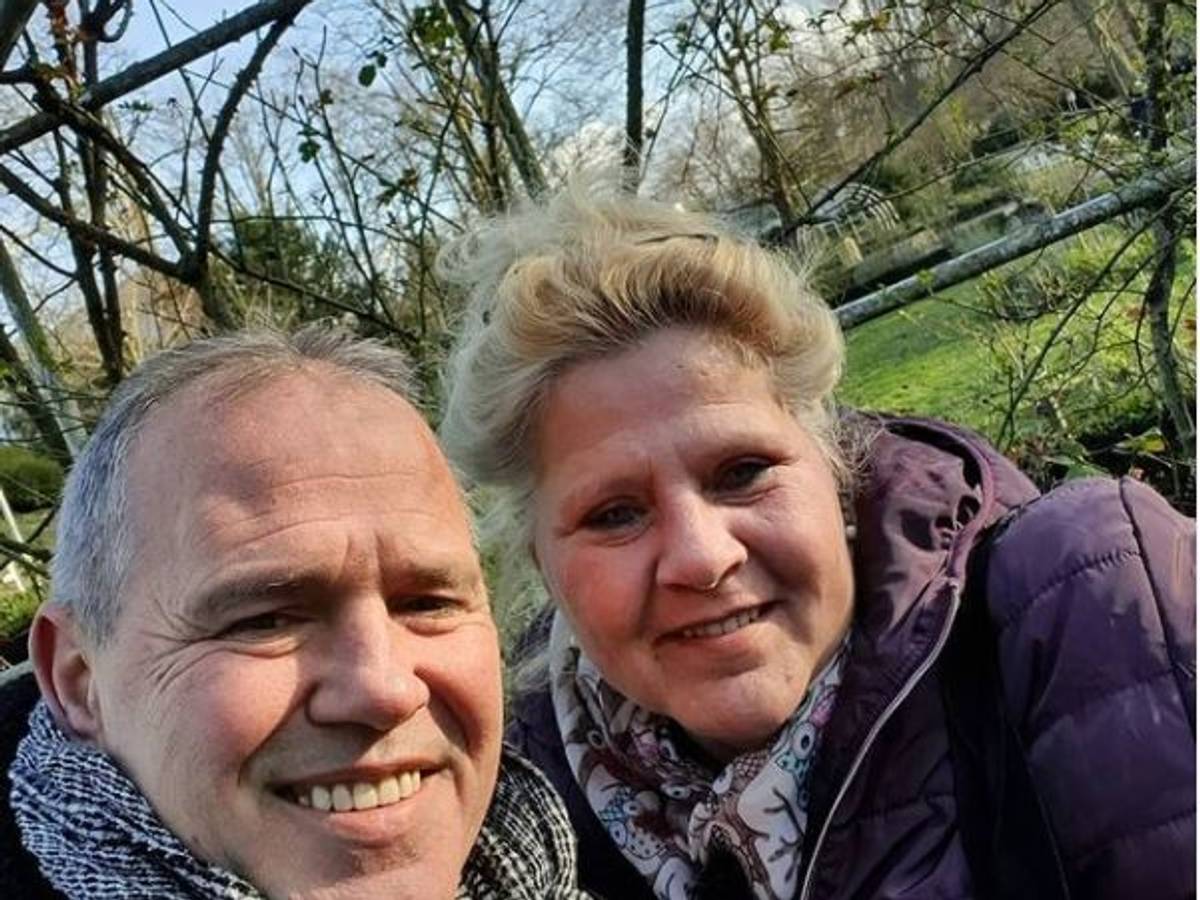 Silvia Wollny und Harald Elsenbast auf einem Selfie.