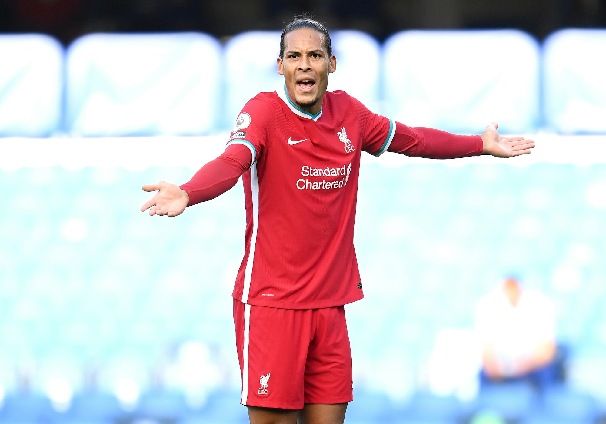 Virgil van Dijk am 20. September 2020 bei der Partie FC Liverpool gegen Chelsea.