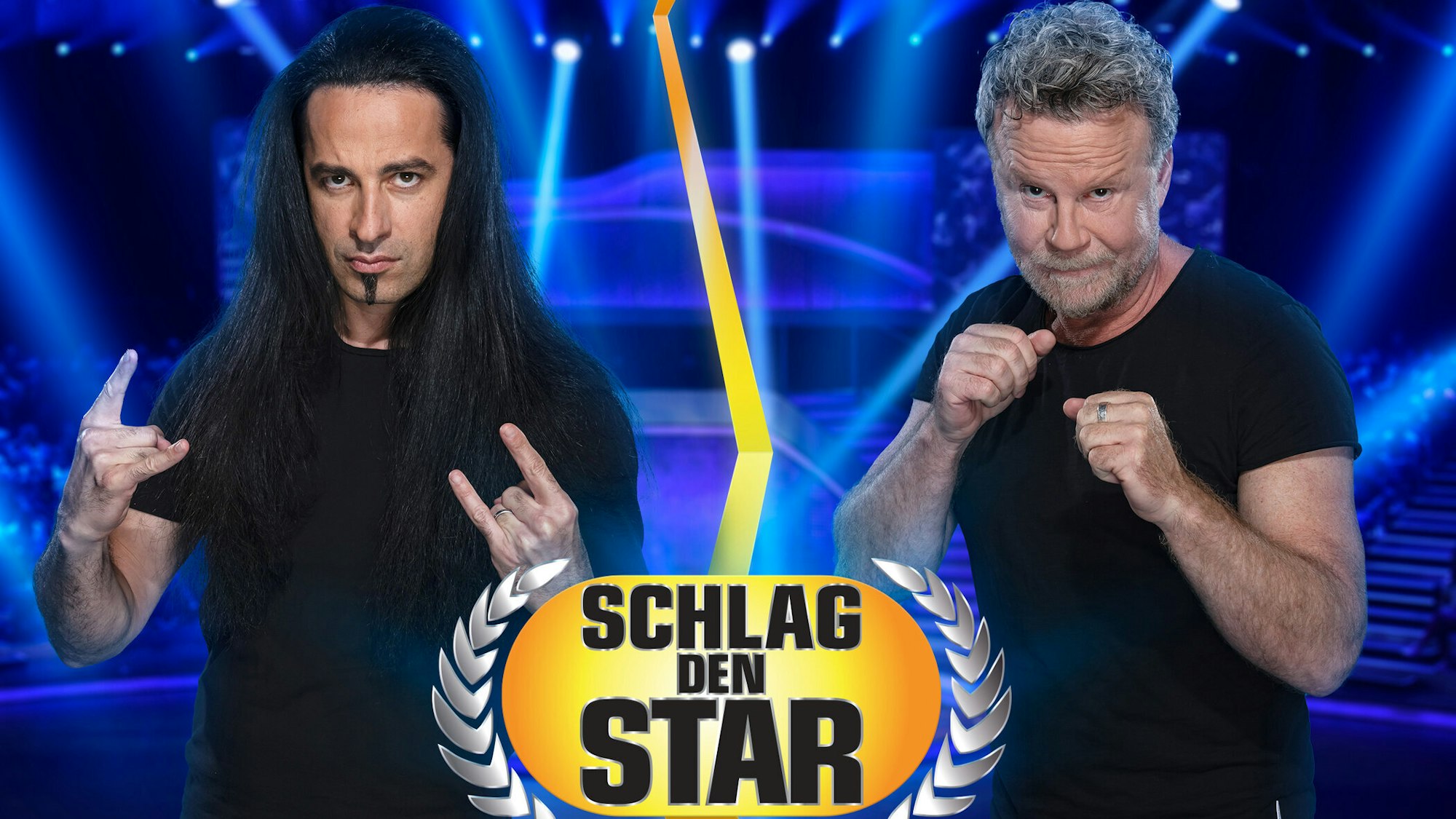 Bei „Schlag den Star“ traten am 17. Juli 2021 Bülent Ceylan (links) und Jenke von Wilmsdorff gegeneinander an.