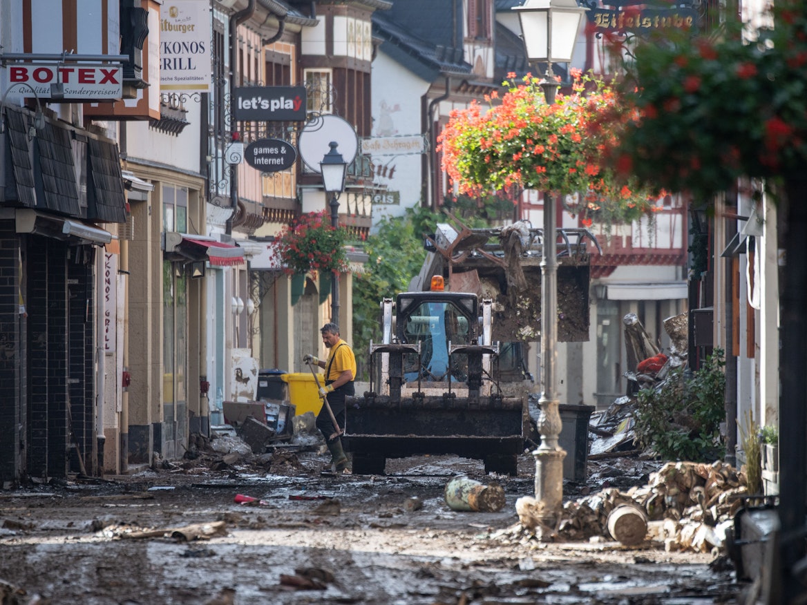 Ahrweiler nach dem Unwetter in Rheinland-Pfalz.