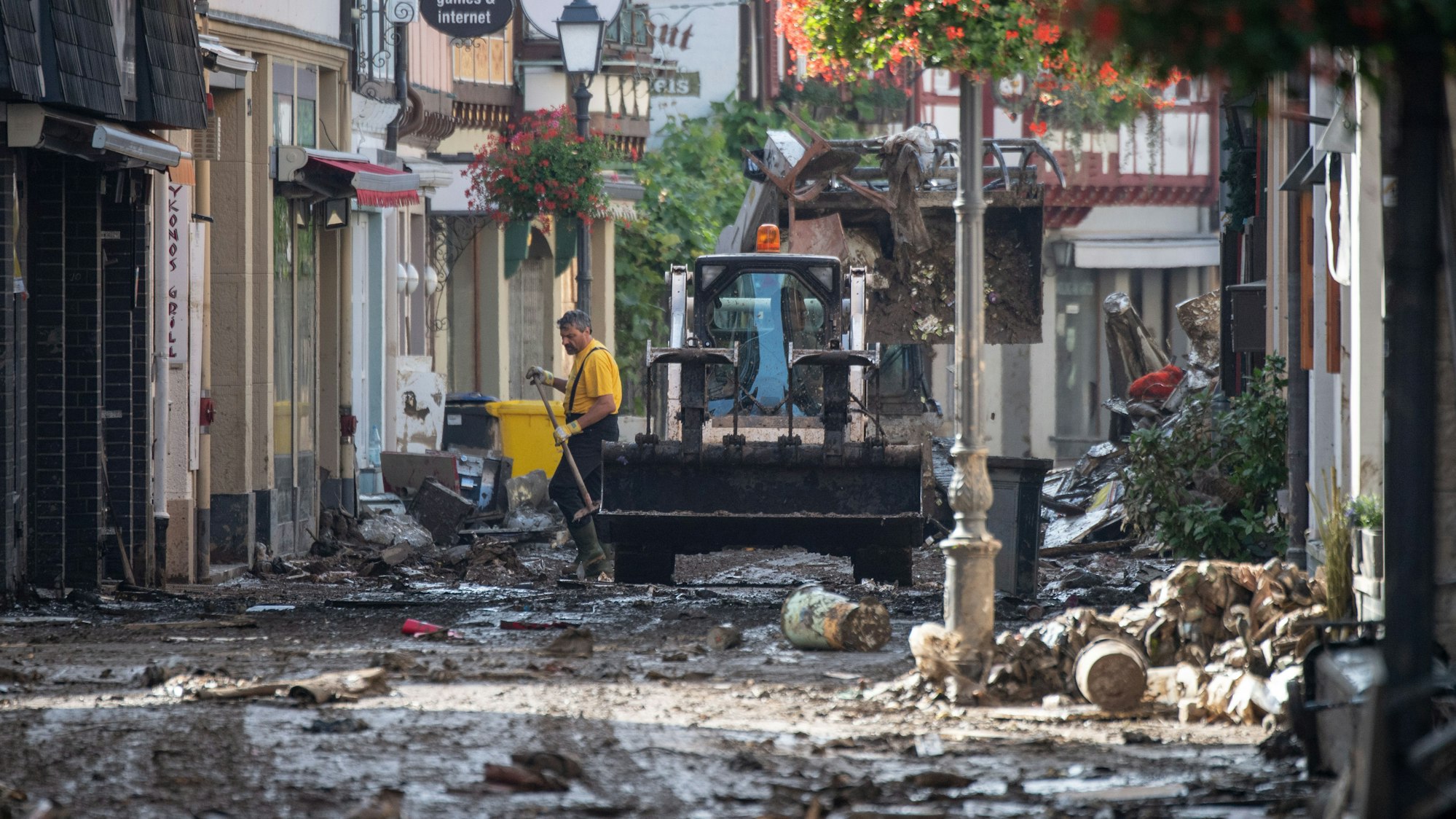 Ahrweiler nach dem Unwetter in Rheinland-Pfalz.