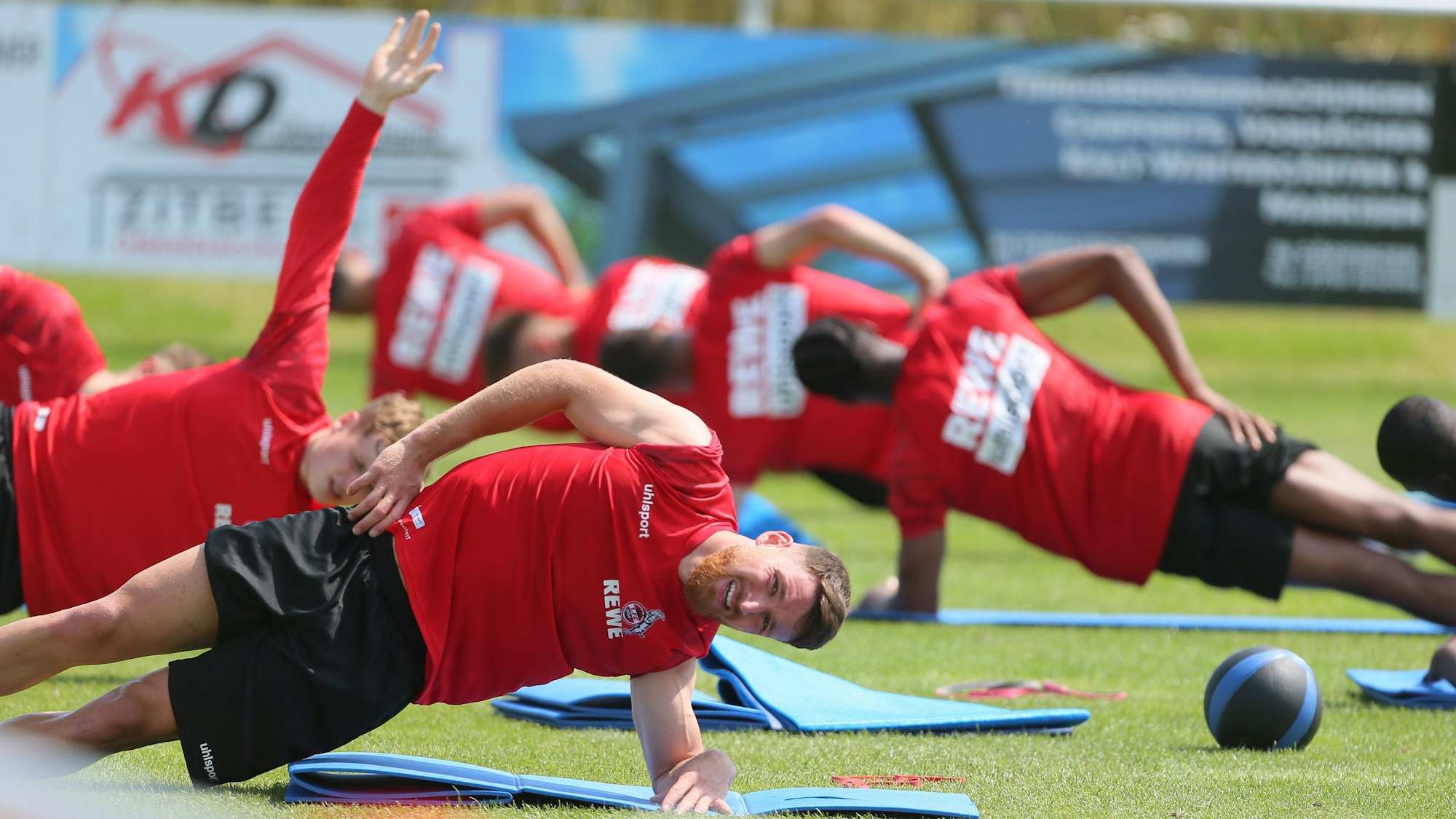 Der 1. FC Köln trainiert in Donaueschingen.