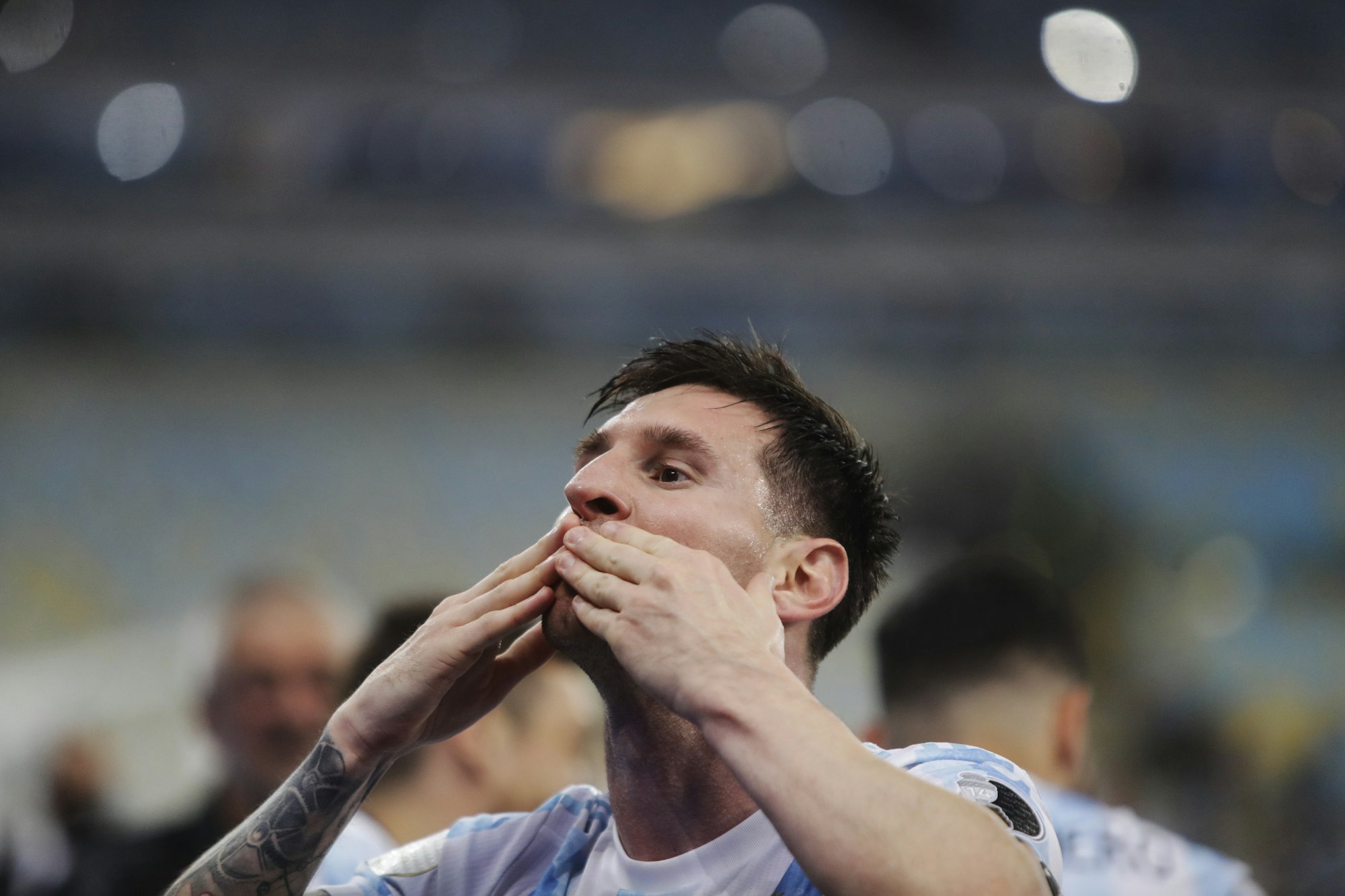Lionel Messi beim Finale der Copa America.