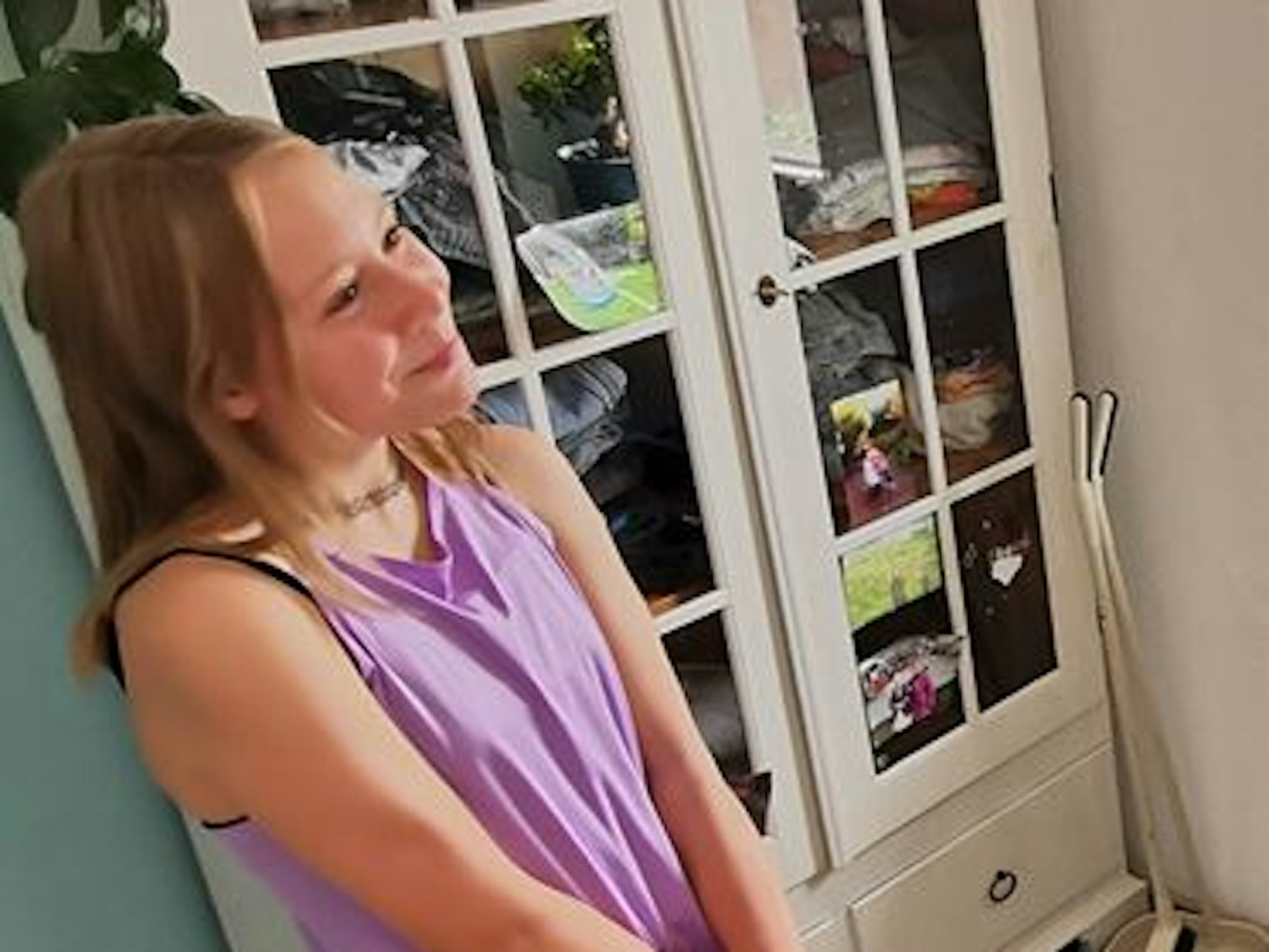 Sophie aus Köln in ihrem Zuhause.