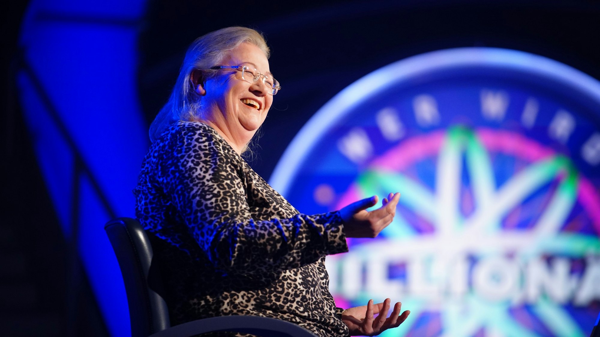 Kandidatin Cornelia Schubert aus Berlin bei „Wer wird Millionär?“.