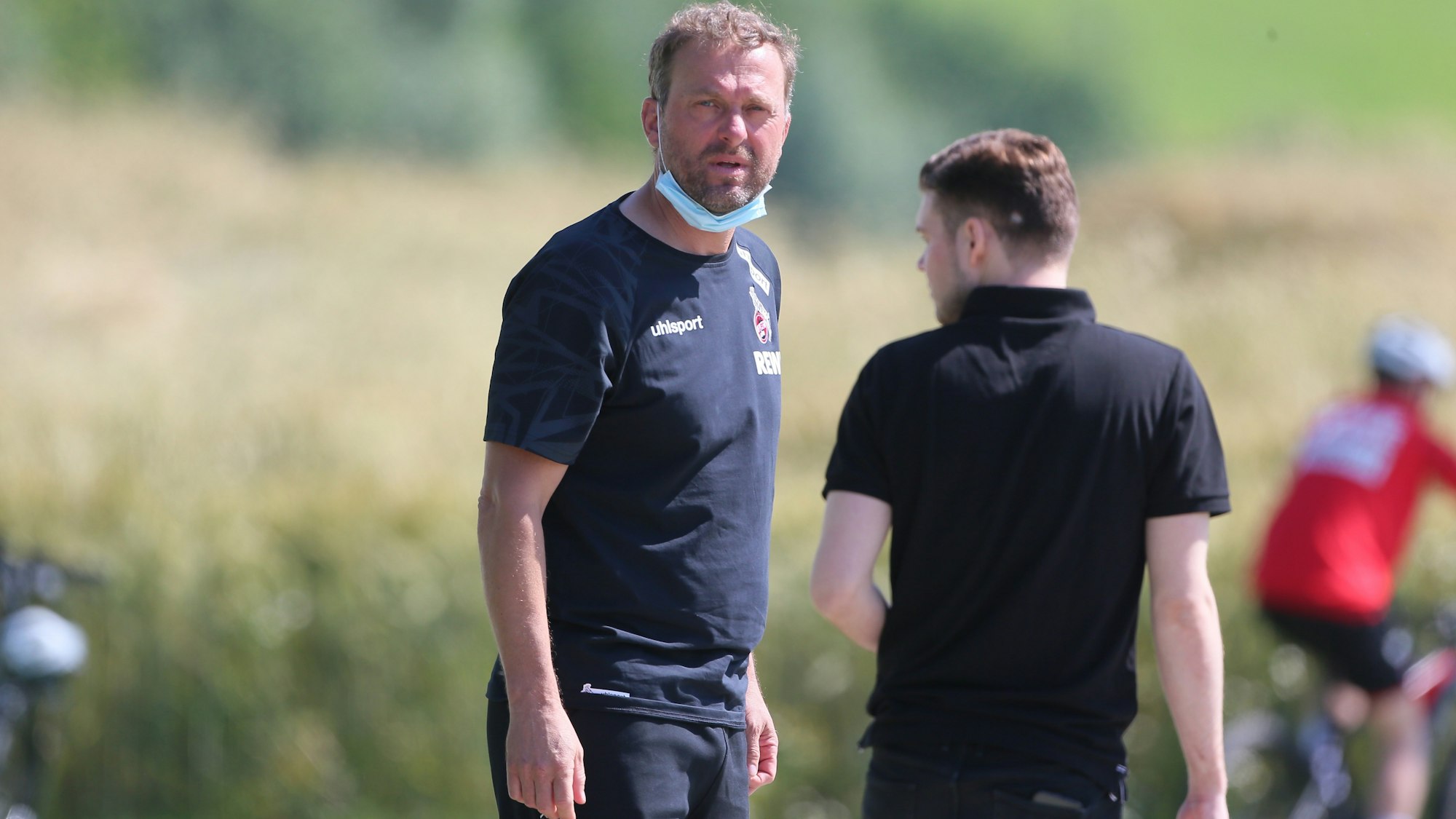 Jörg Jakobs steht im Trainingslager des 1. FC Köln.