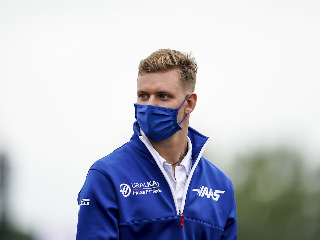 Mick Schumacher, Haas-Pilot, vor dem Grand Prix von Großbritannien.