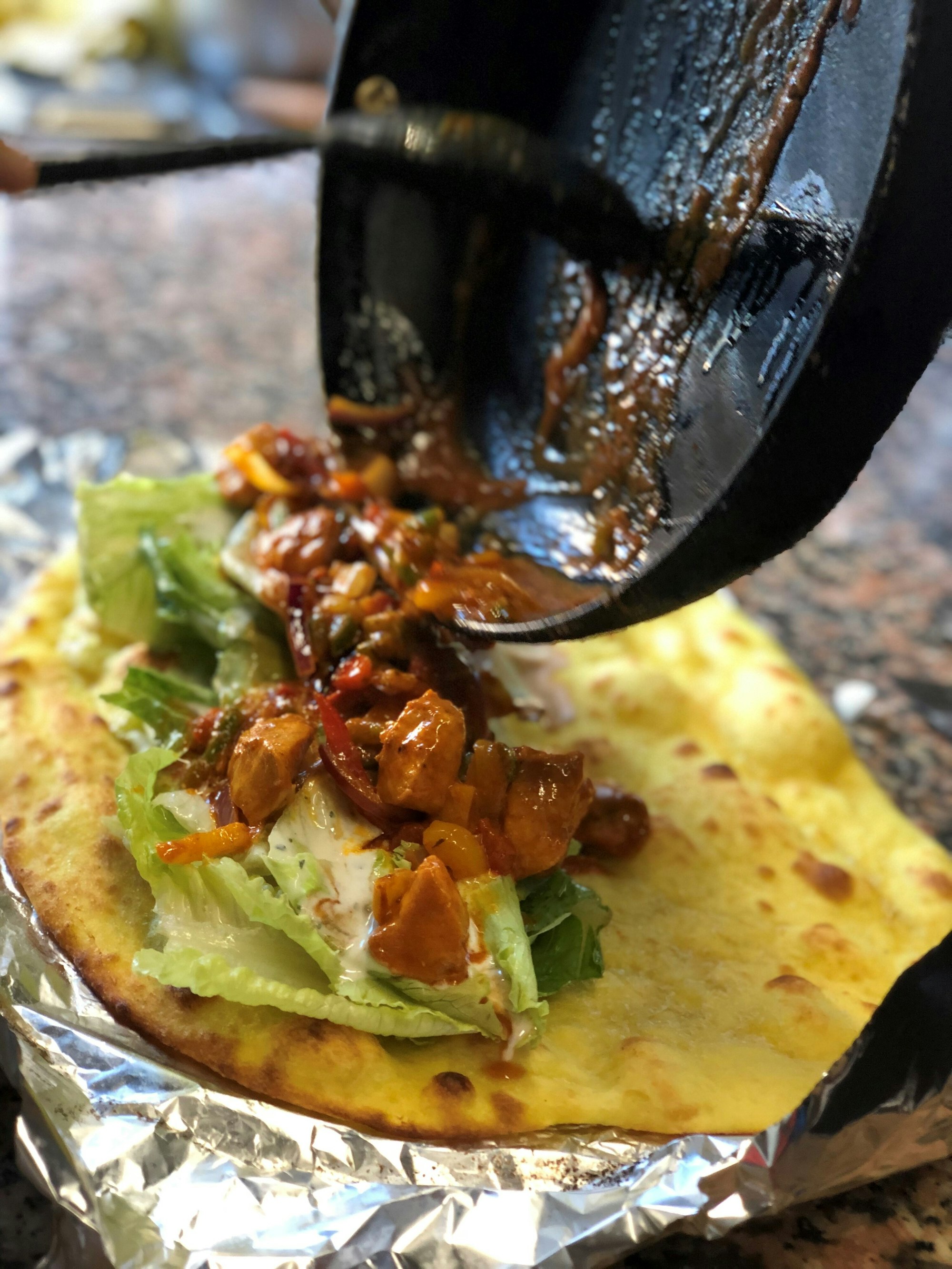Ein Gericht aus dem Indischen Restaurant „Haldi Spoon“ in Köln-Mülheim