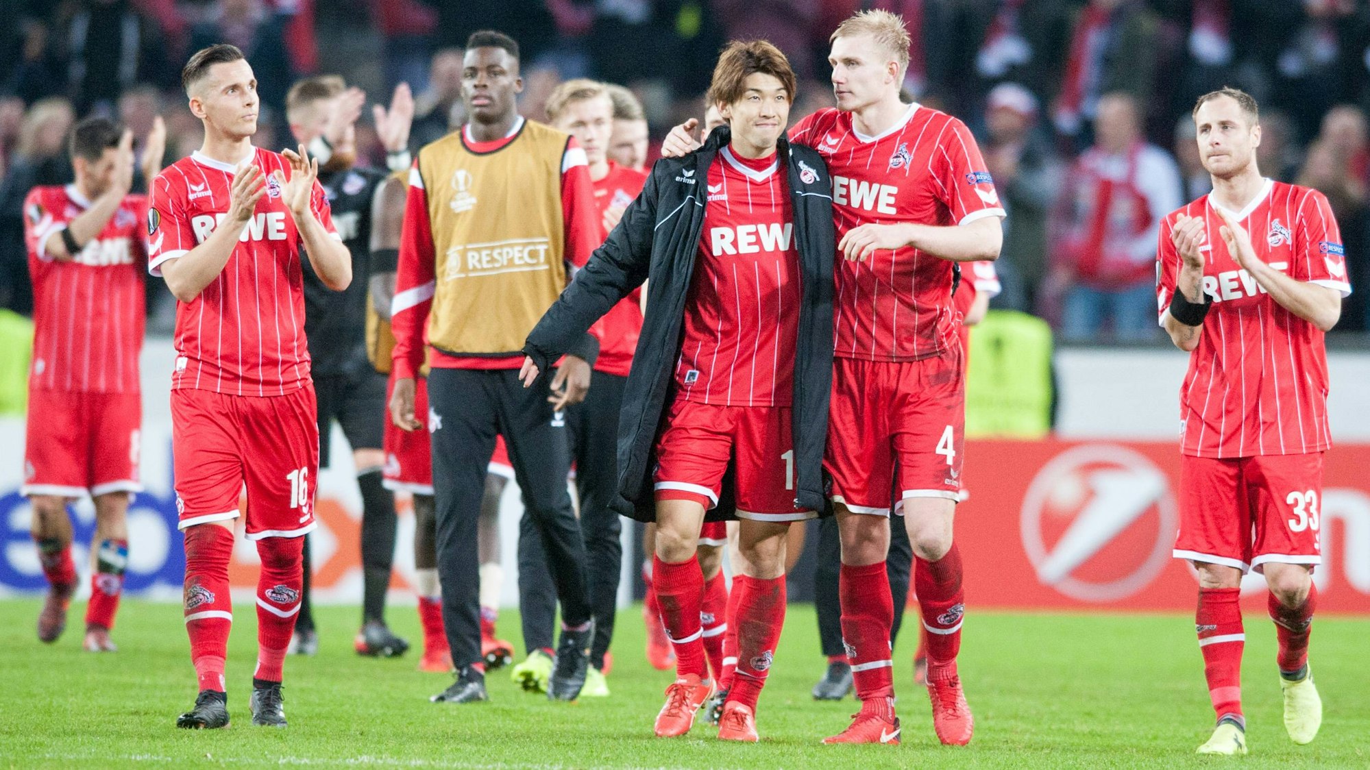 Der 1. FC Köln spielt in der Europa League gegen den FC Arsenal.