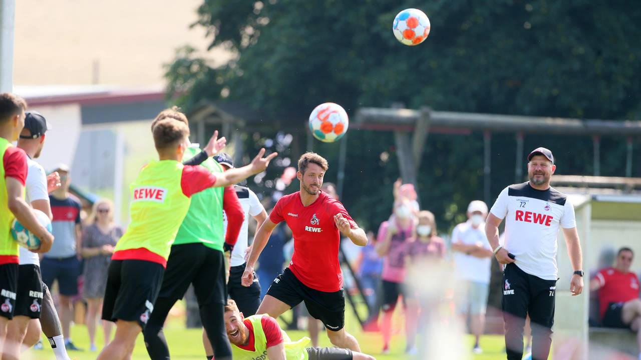 Der 1. FC Köln trainiert in Donaueschingen