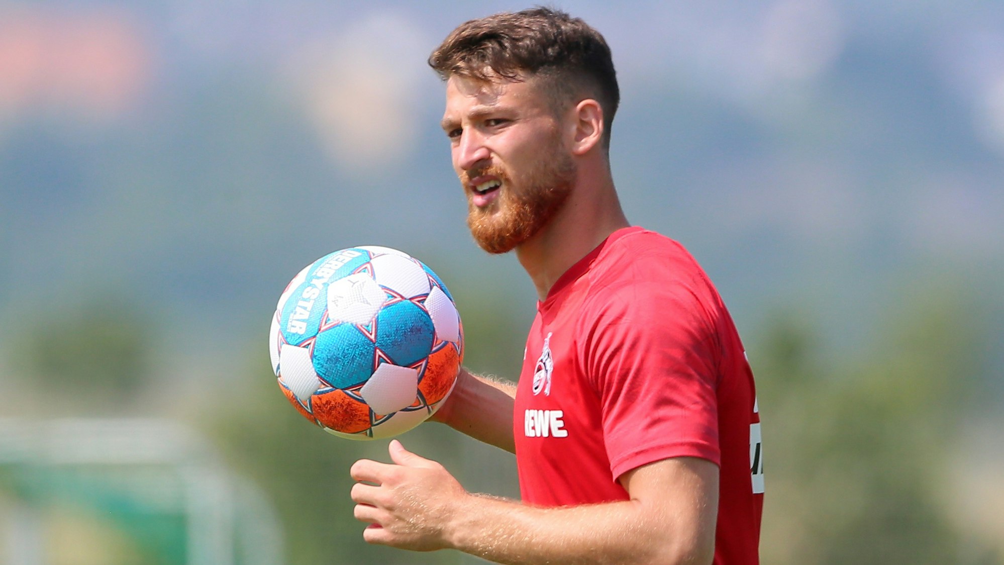 Salih Özcan im Trainingslager des 1. FC Köln in Donaueschingen