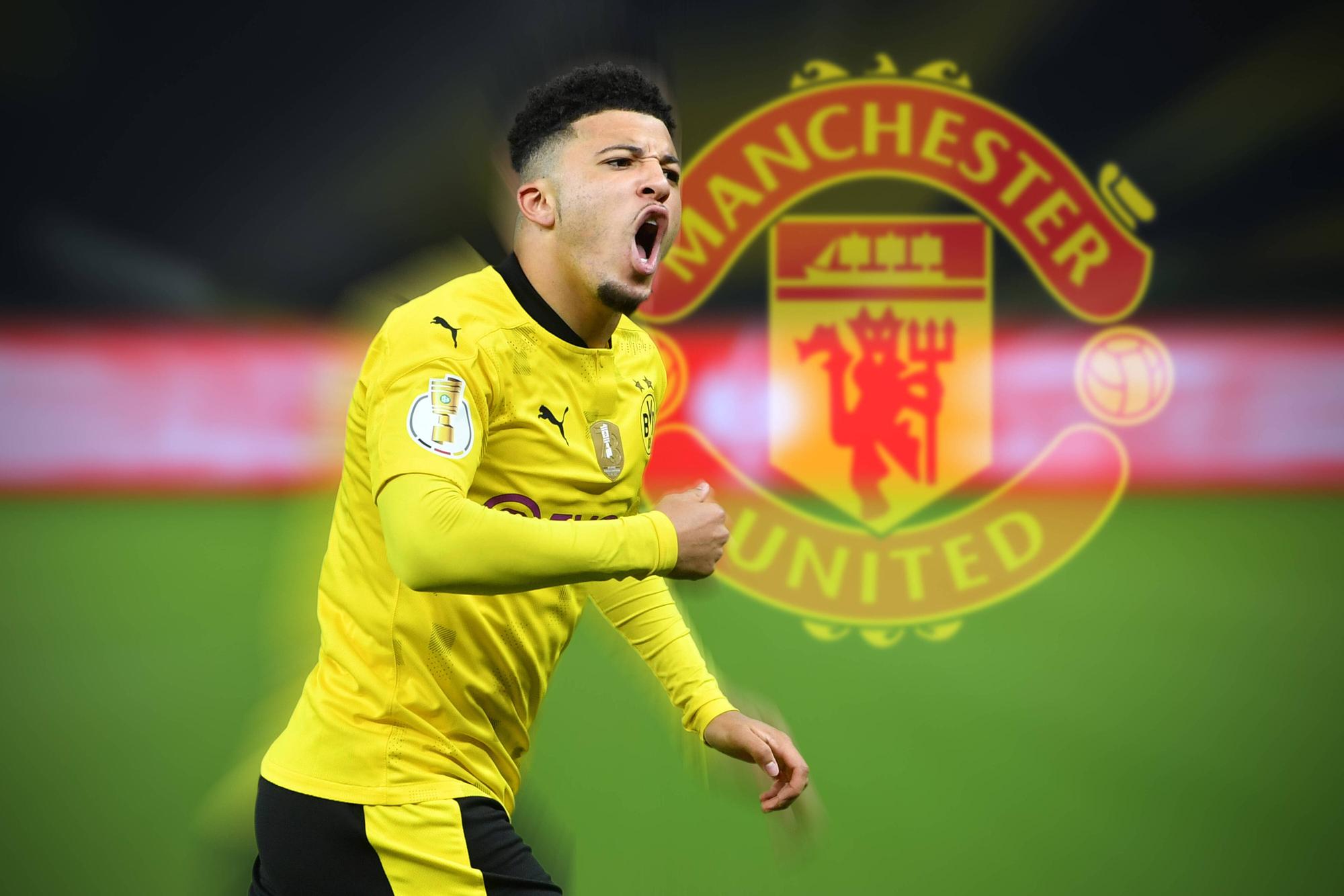 Jadon Sancho jubelt