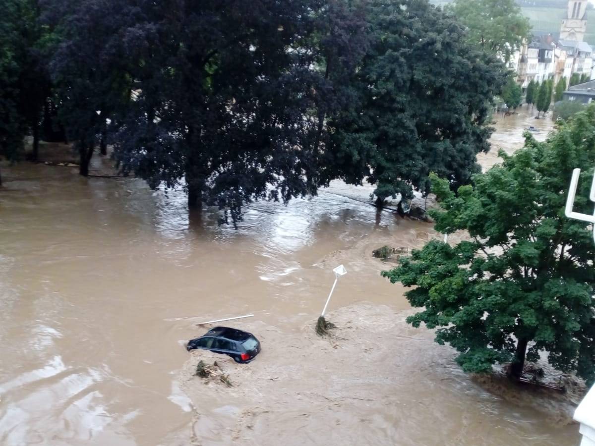 Das Hochwasser in Bad Neuenahr hat im Ort großen Schaden angerichtet.