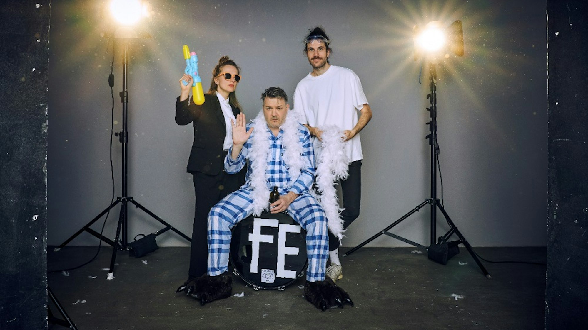 Die drei Musiker der Kölner Band Fortuna Ehrenfeld.