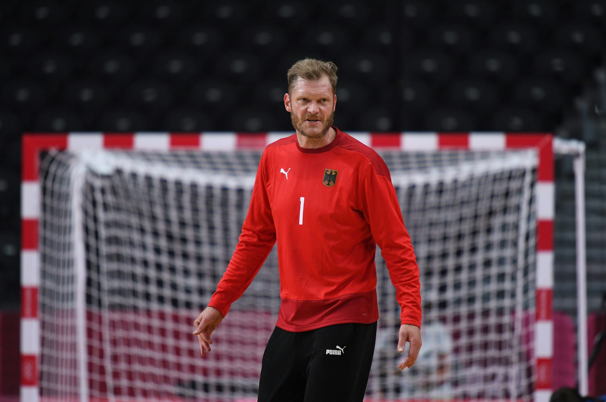 Johannes Bitter steht gegen Spanien zwischen den Pfosten