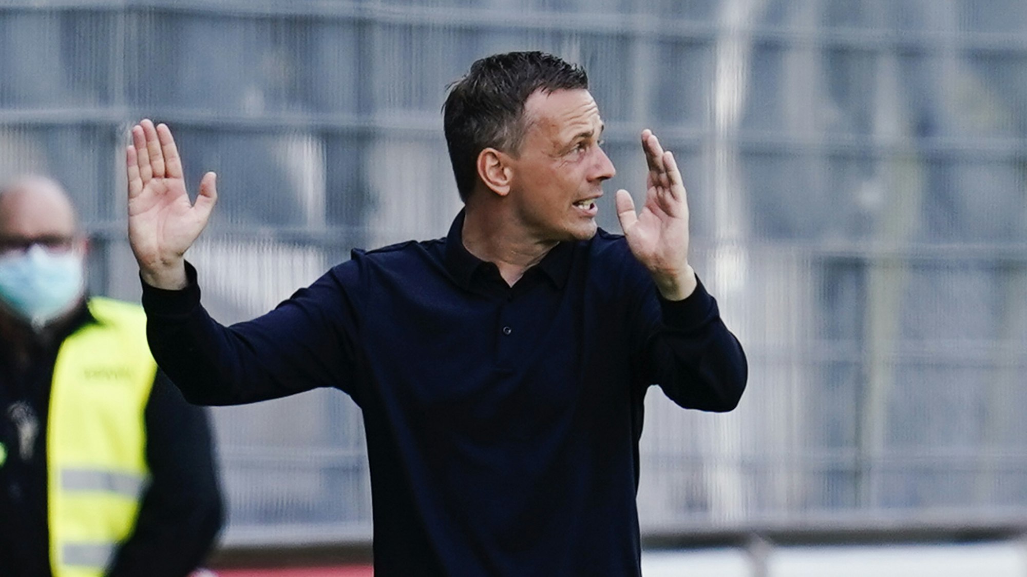 Christian Preußer an der Seitenlinie