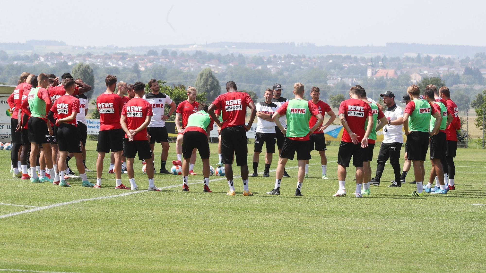 Der 1. FC Köln trainiert in Donaueschingen.