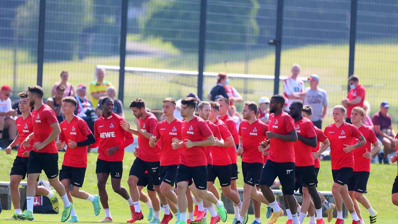 Der 1. FC Köln trainiert in Donaueschingen.