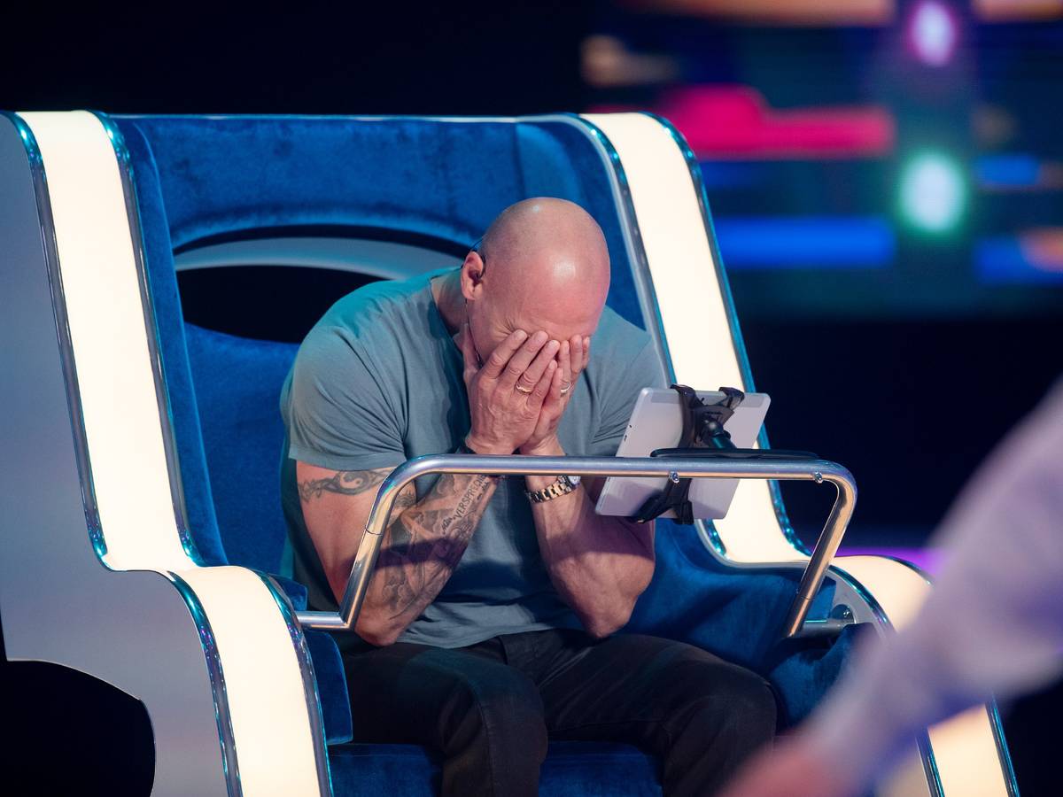 Thorsten Legat schämt sich am 24. Juli bei „The Wheel - Promis drehen am Rad“ (RTL)