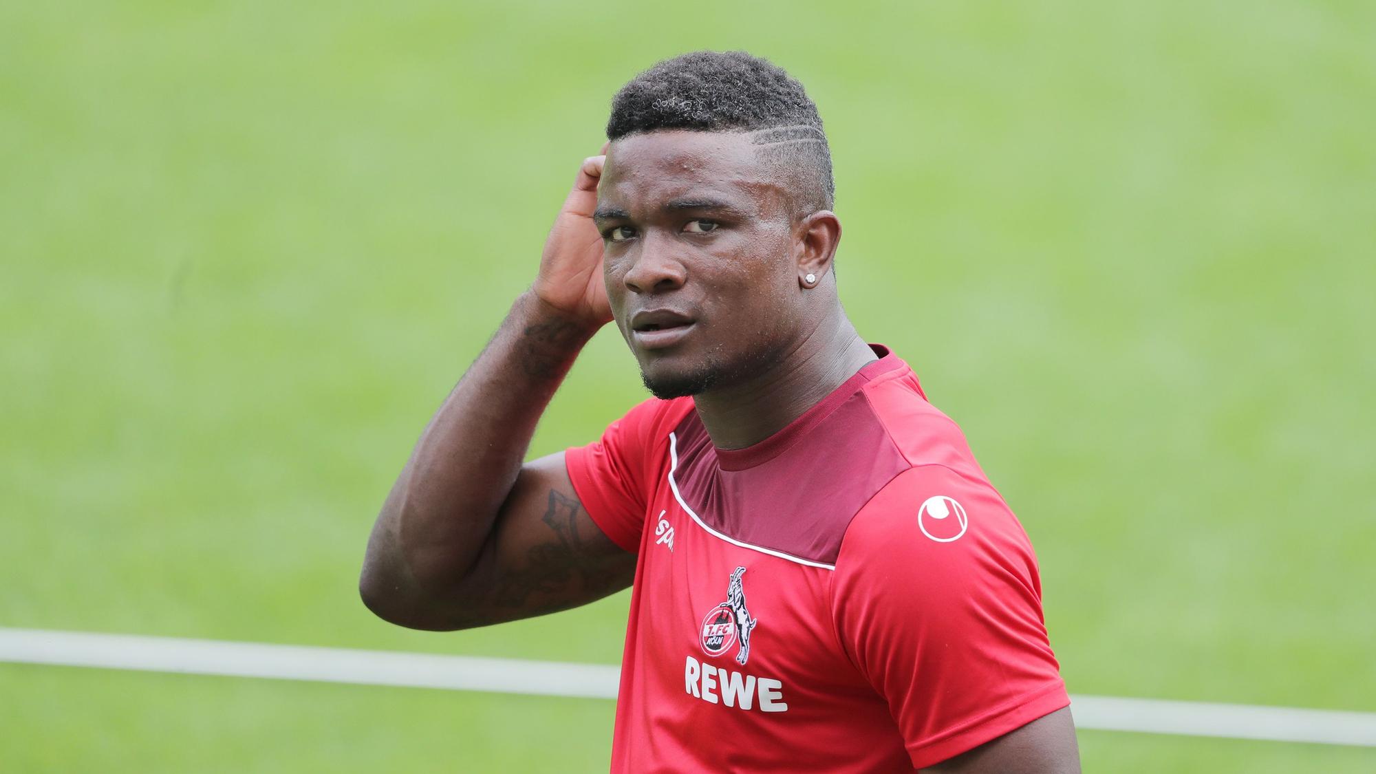 Jhon Cordoba trainiert beim 1. FC Köln.
