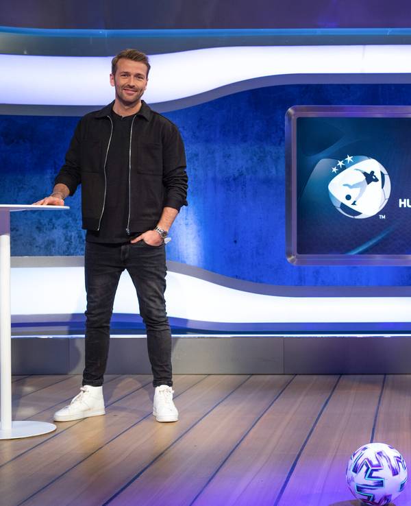 Christian Düren und Anna Kraft führten für die ProSieben-Sat.1-Gruppe durch die Übertragung der U21-Europameisterschaft im Jahr 2021.