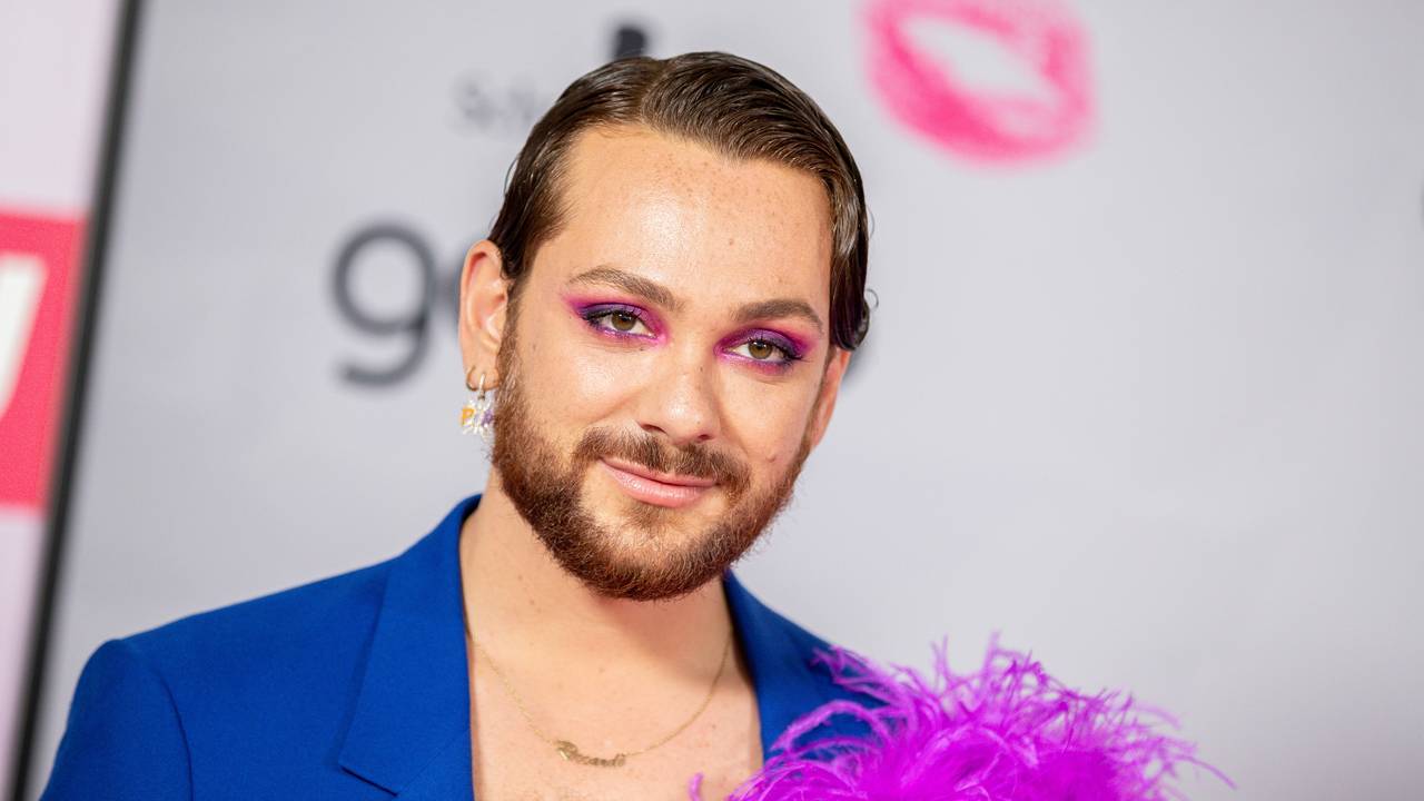 Riccardo Simonetti auf dem roten Teppich eines Events im Michelberger Hotel in Berlin.