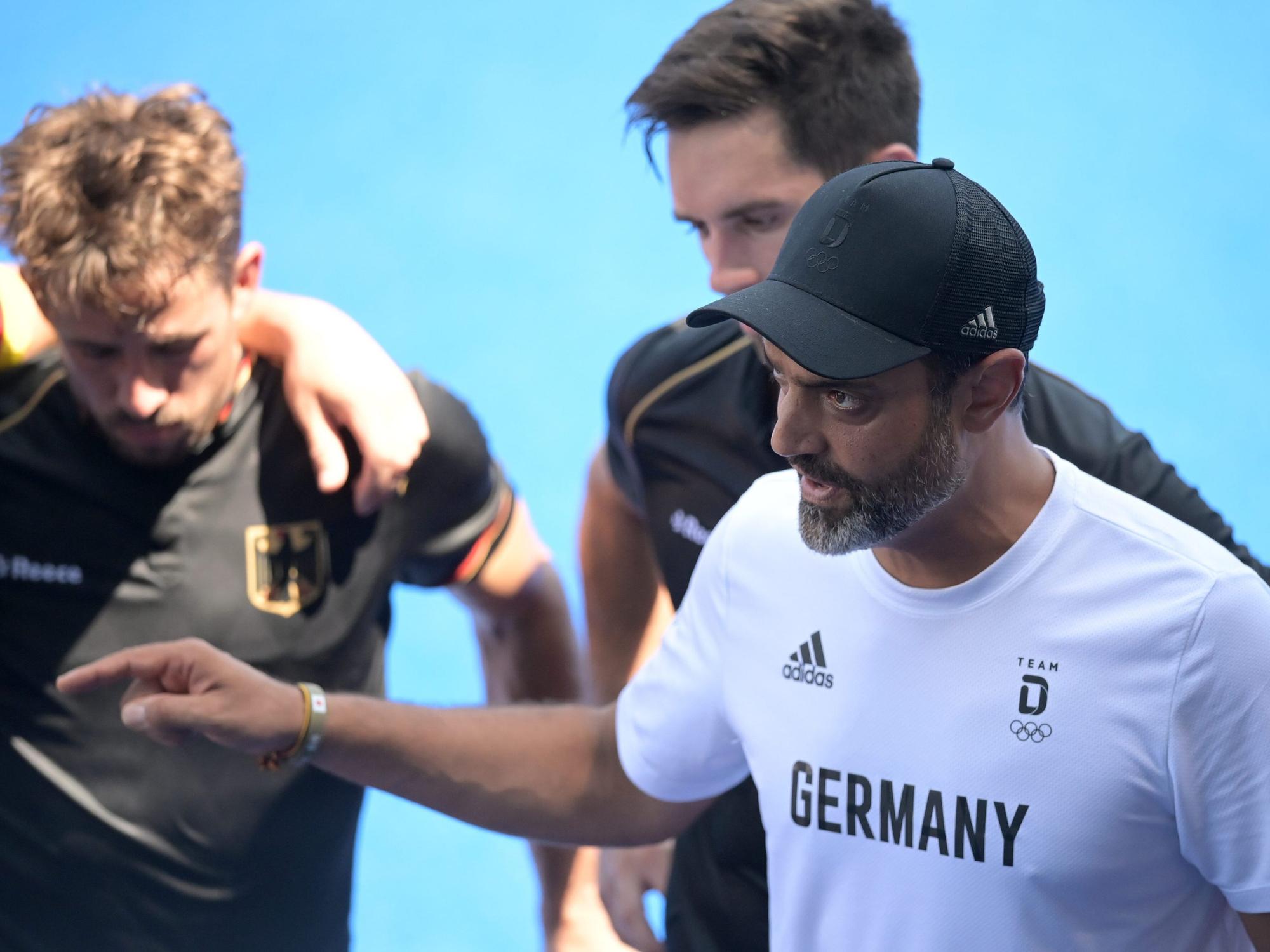 Im Oi Hockey Stadium ließ Kais al Saadi Dampf ab nach der deutschen Niederlage gegen Südafrika.