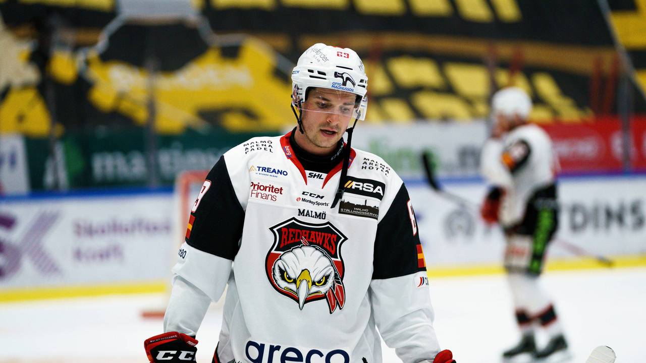 Quinton Howden im Einsatz für die Malmö Redhawks.