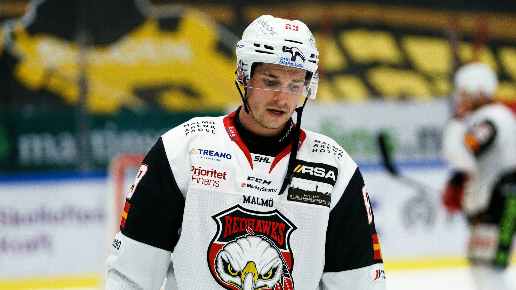 Quinton Howden im Einsatz für die Malmö Redhawks.