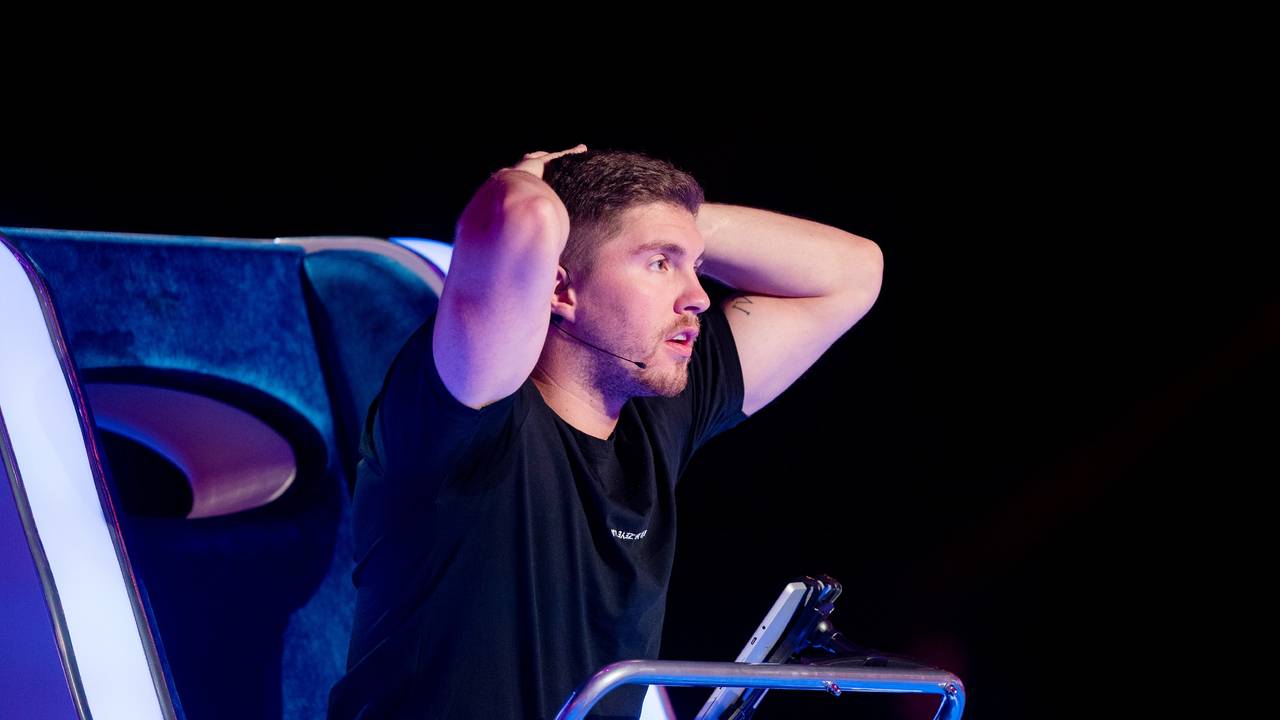 Joey Heindle in der RTL-Show "The Wheel - Promis drehen am Rad"