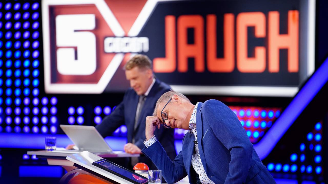 Günther Jauch und Oliver Pocher bei „5 gegen Jauch“ am 31. Juli 202
